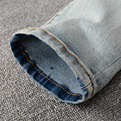 Jeans de Hombre con Rotos en las Rodillas - Estilo Urbano Moderno - Image 9