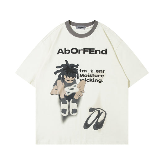 Playera de Pareja Suelta y Moderna para Él y Ella - Image 11