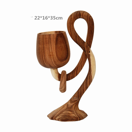 Copas Decorativas de Nogal - Adornos Artesanales para el Hogar - Image 2