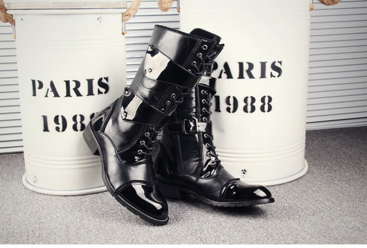 Bota Alta Hombre Estilo Coreano Moderno y Exclusivo - Image 16