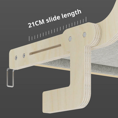 Cama Colgante Extra Grande para Gatos - Nido de Lona para Ventana y Balcón - Image 4