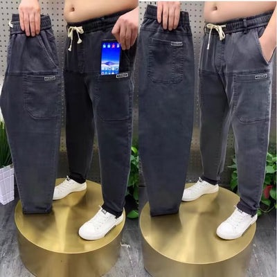 Pantalones Denim Rectos Talla Grande Primavera - Cómodos y Versátiles - Image 2