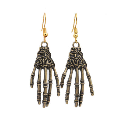 Aretes de hueso de Halloween - Image 5