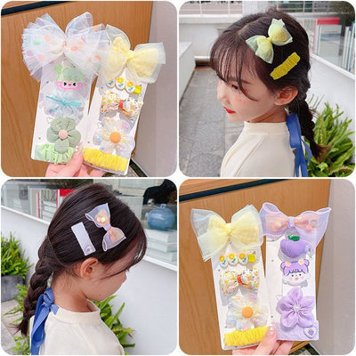 Set de Moños Decorativos para Niñas Estilo Princesa