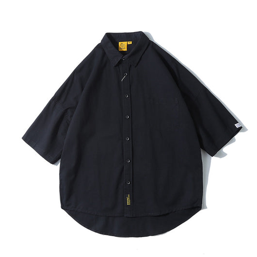 Camisa Japonesa de Color Liso para Hombre - Colección Verano - Image 2