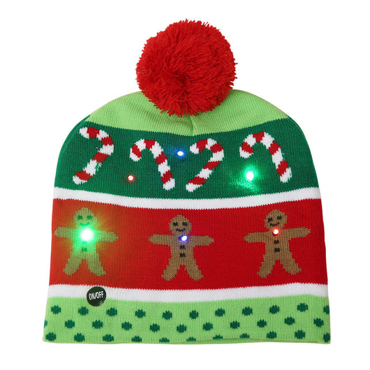 Gorro Navideño LED Tejido con Luces Integradas - Image 3