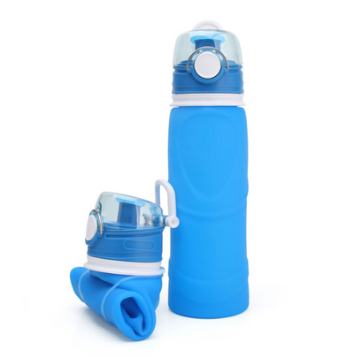 Botella de Agua Plegable de Silicona Alimentaria Reutilizable - Image 6