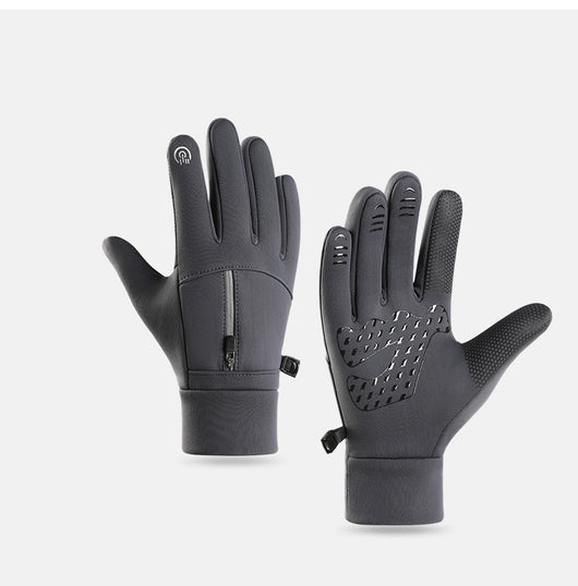 Guantes de Ciclismo Impermeables con Forro de Terciopelo Cálido - Image 10