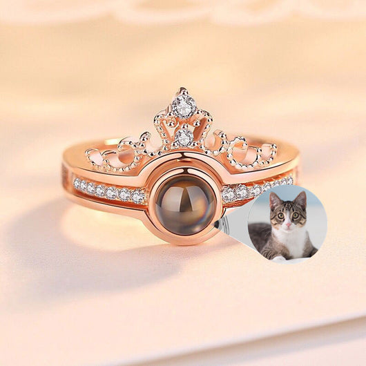 Anillo de Plata 925 con Foto Personalizada y Proyección - Image 6