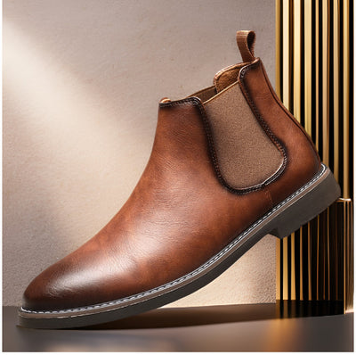 Botas Retro de Cuero Genuino para Hombre - Image 28