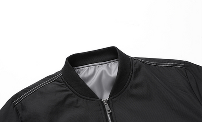 Chaqueta Deportiva Hombre Estilo Coreano Cuello Béisbol Moderna - Image 7