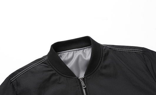 Chaqueta Deportiva Hombre Estilo Coreano Cuello Béisbol Moderna - Image 7