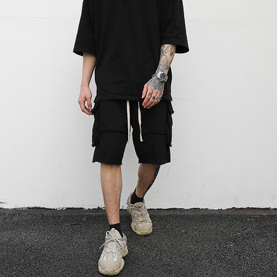 Shorts Cargo Talla Grande con Detalles Rotos - Comodidad Urbana - Image 3