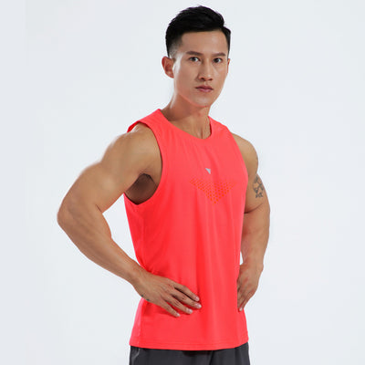 Camiseta Sin Mangas Elástica y Transpirable para Hombre Talla Grande - Image 9