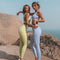 Pantalones Deportivos Ajustados Antiimpacto para Mujer - Conjunto Yoga y Running