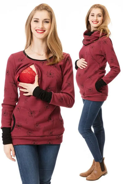 Sudadera con Capucha para Lactancia Materna - Manga Larga Mujer - Image 23