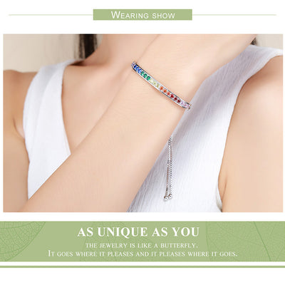Pulsera de Cobre Artesanal para Mujer con Circonita Brillante - Image 3