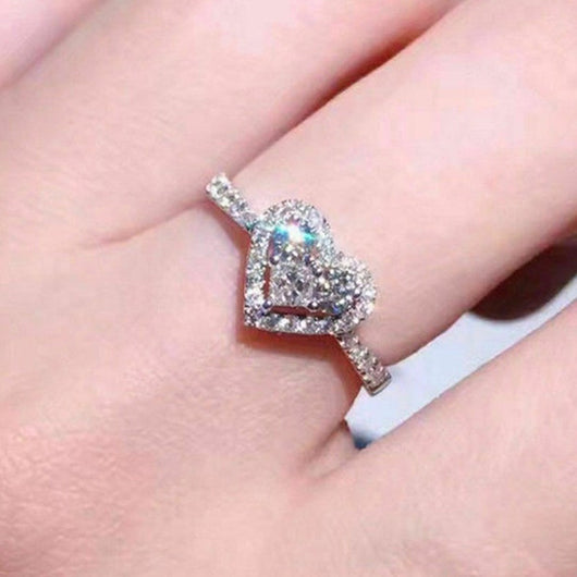 Anillo de Amor Zircón Cristal - Diseño Europeo y Americano - Image 8