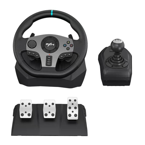 Volante de Carreras PXNV9 Compatible con PC, PS3, PS4 y Xbox One