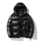 Men's Black Gold Thermal Puffer Jacket Big and Tall