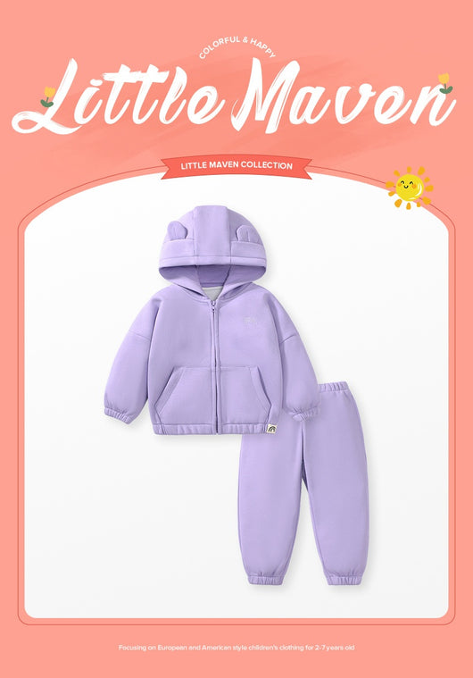 Conjunto Térmico Deportivo para Niñas con Sudadera Polar - Image 7