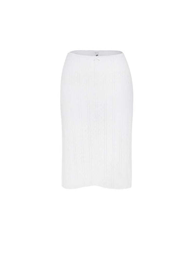 Conjunto Falda Midi Blanco y Negro - Traje Elegante para Mujer - Image 3