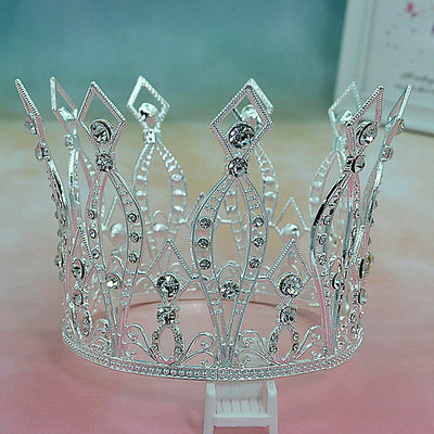 Corona de Cumpleaños Dorada Barroco para Decoración de Pasteles - Image 10