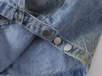 Pantalón Ancho con Diseño Deconstruido y Costuras Artesanales - Image 9