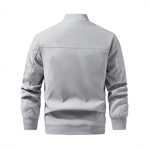 Jaqueta Casual Moderna para Homens Plus Size