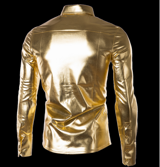 Camisa Negra Brillante - Image 4