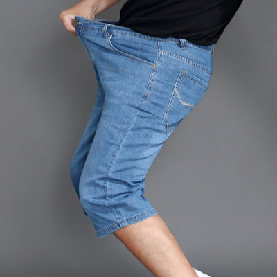 Shorts de Mezclilla Holgados con Máximo Estiramiento para Hombre - Image 4