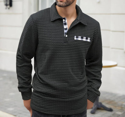 Polo Manga Larga Clásico para Hombre - Image 2