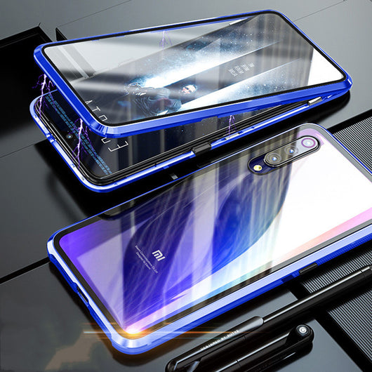 Funda Magnética de Cristal Doble Cara para Móvil con Arroz Rojo - Image 3
