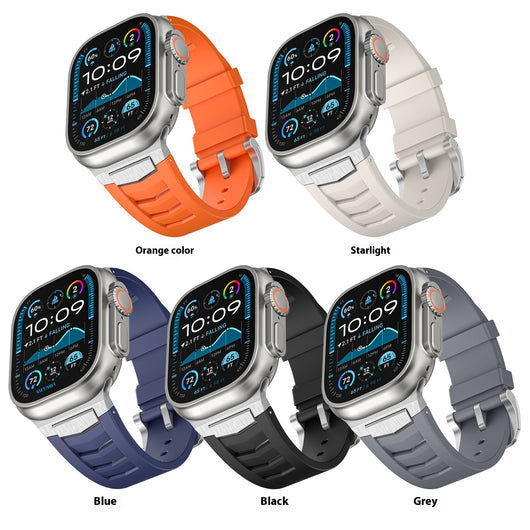 Correa Deportiva de Goma Fluorada con Aleación - Reloj Inteligente Premium - Image 4