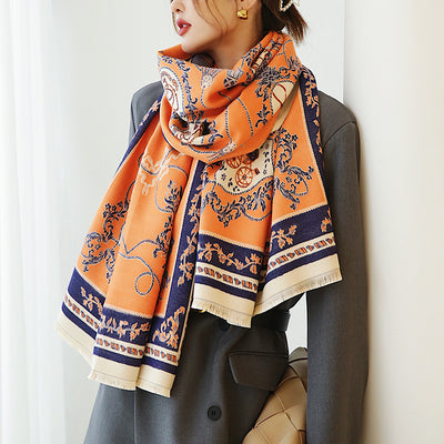 Bufanda Cálida de Faux Cashmere para Mujer - Image 2