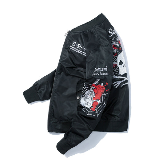 Chaqueta Bomber Bordada para Hombre - Image 2