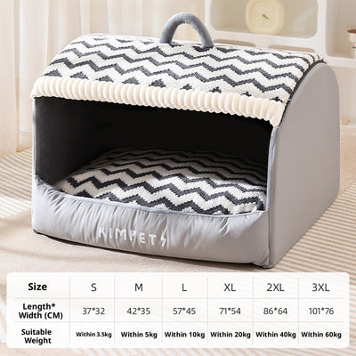 Caseta Semiencerrada Cuadros para Perros - Image 6