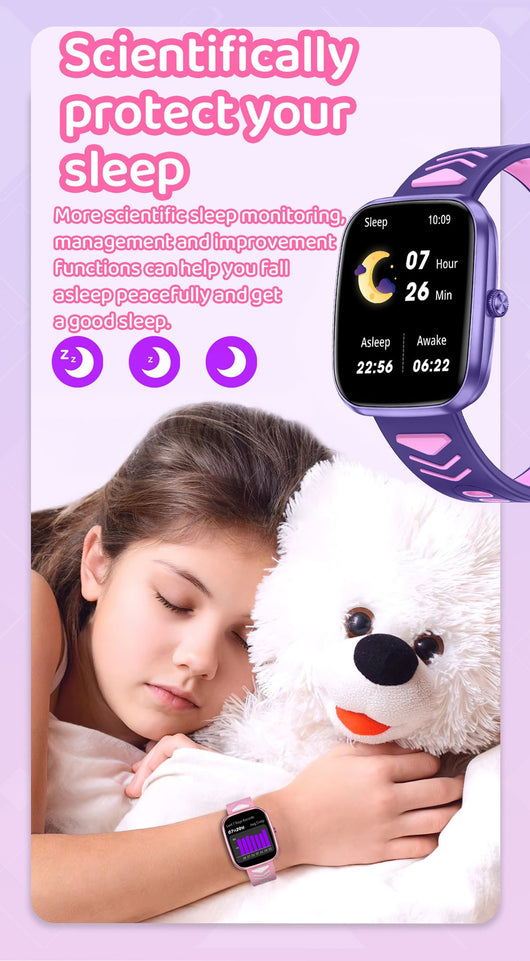 Reloj Inteligente para Niños y Adolescentes con Llamadas Bluetooth y Detección de Sueño - Image 16