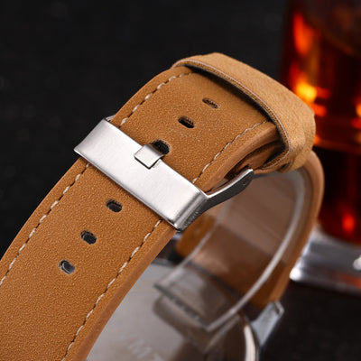 Reloj Deportivo Militar para Hombre - Esfera Grande con Correa de Cuero - Image 3