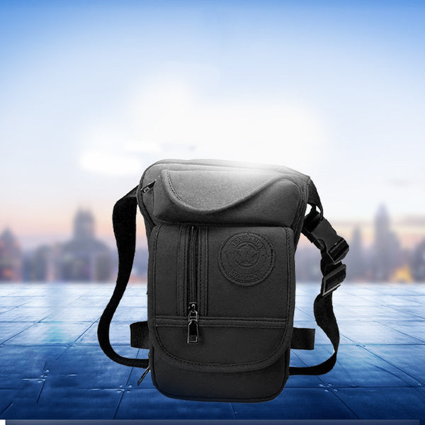 Mochila Hombre Cuero Nobuck con Bolsillos Múltiples para Aventuras