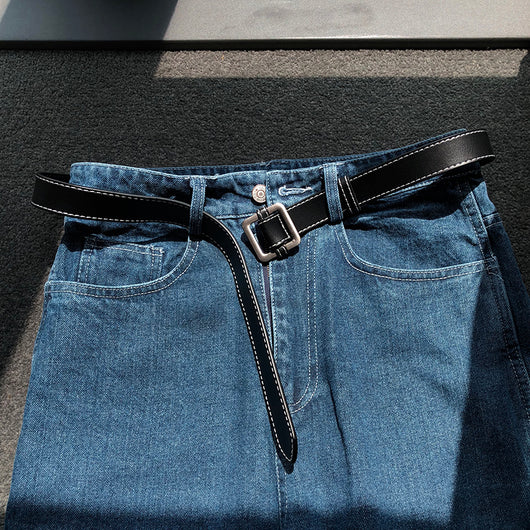 Cinturón Negro Casual Versátil para Hombre - Image 3