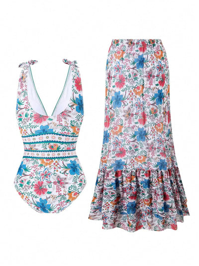 Traje de Baño Enterizo Étnico para Mujer - Image 46