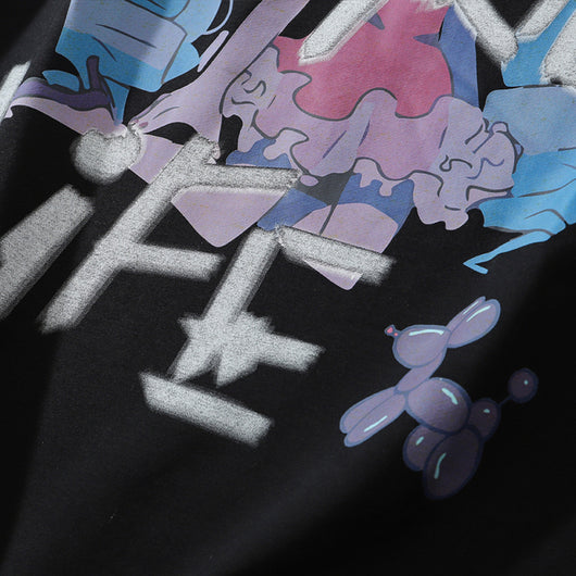 Sudadera Holgada de Dibujos Animados de Manga Larga - Image 10