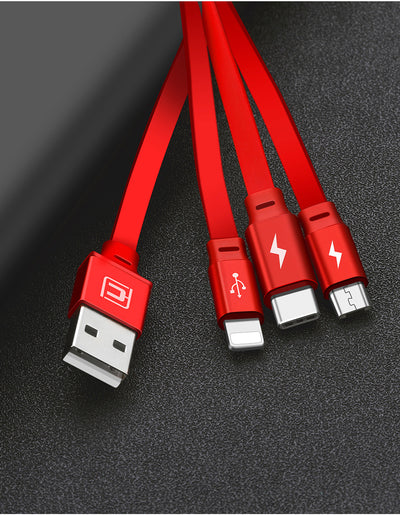 Cable de Carga Telescópico 3 en 1 - Múltiples Conectores - Image 3