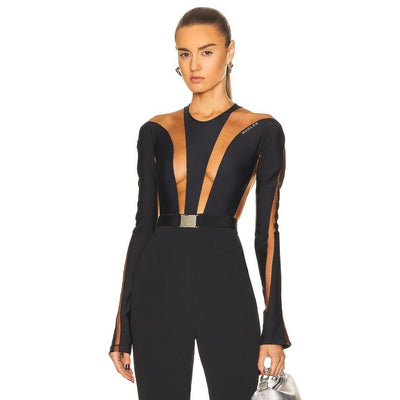 Enterizo Corset de Lujo Ligero con Manga Larga para Mujer - Image 5