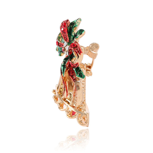 Broche Campana Navideña Creativa