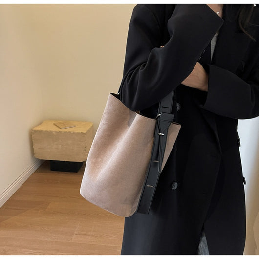 Bolsa de Hombro Retro Mate Gran Capacidad - Estilo Versátil Todo Uso - Image 11