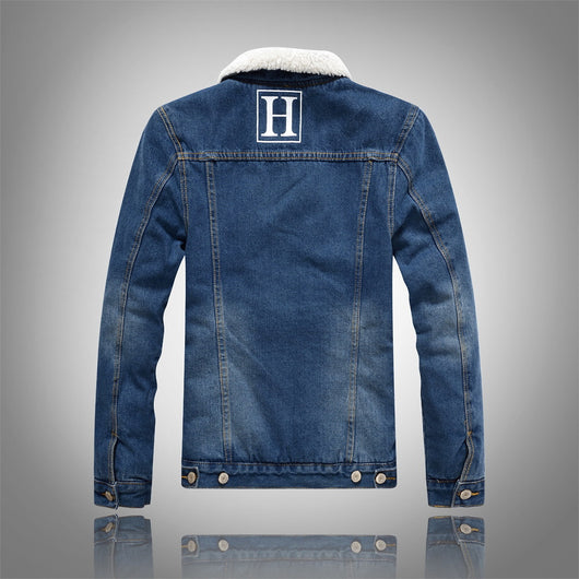 Chaqueta de Mezclilla Premium con Terciopelo de Cordero Ajustada - Image 9