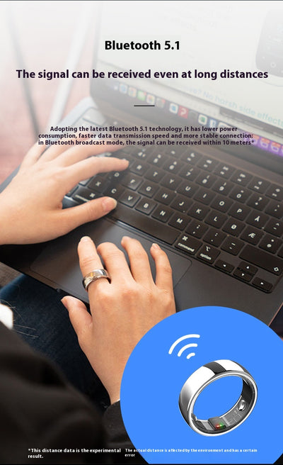 Anillo Inteligente X5 con Monitoreo ECG, Resistente al Agua para Deportes y Salud - Image 16