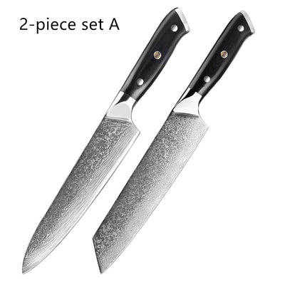 Cuchillo Chef Damasco Acero Inoxidable Estilo Occidental - Image 18